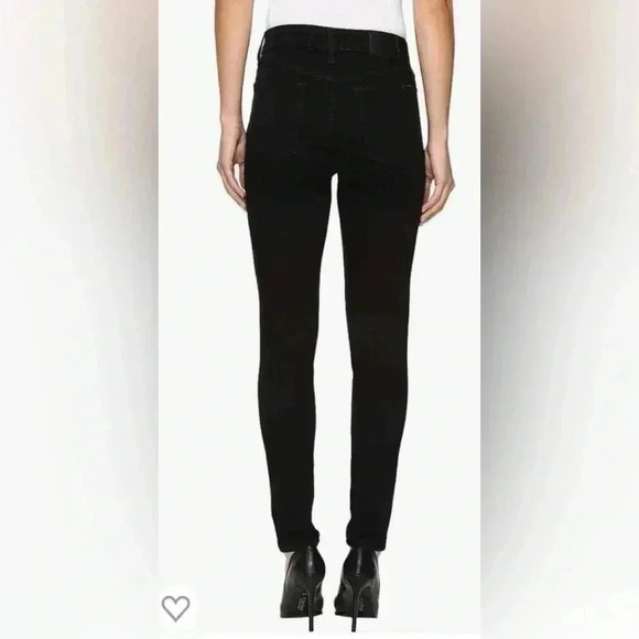 Joe’s Jeans Flawless The Charlie High Rise Skinny Dani  Black Distressed Size 30 - Picture 3 of 15